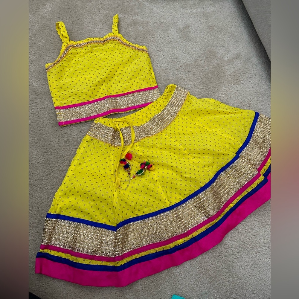 Girls lehengha , size 16 kids